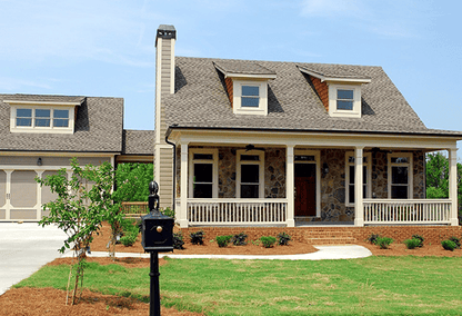 Exterior shot of a house